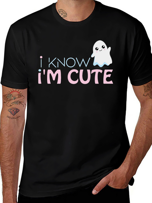 Cute Ghost I Know Im Cute T-Shirt - Halloween Tee