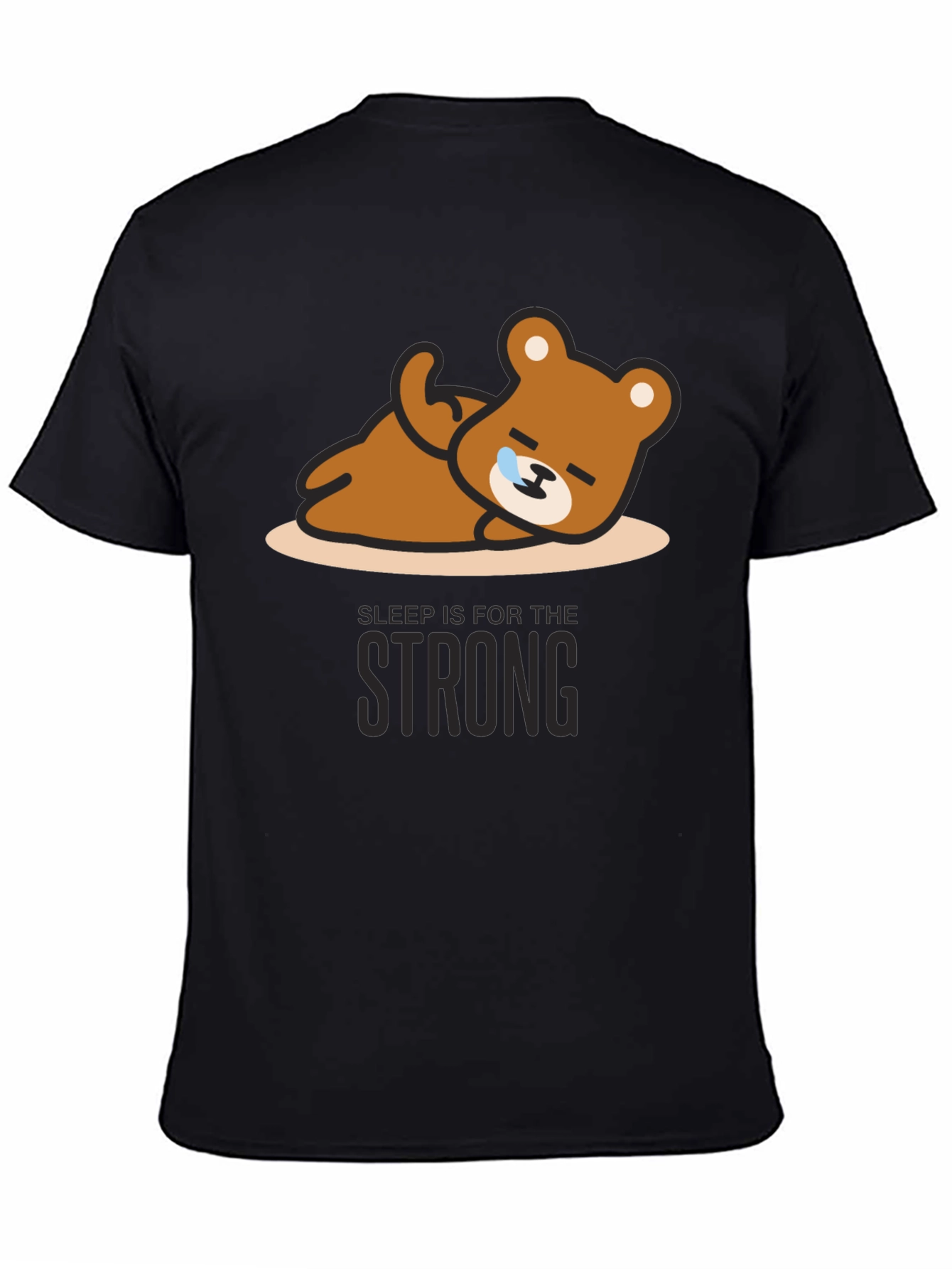 Sleepy Bear Graphic Tee - Relaxed Fit Soft Cotton