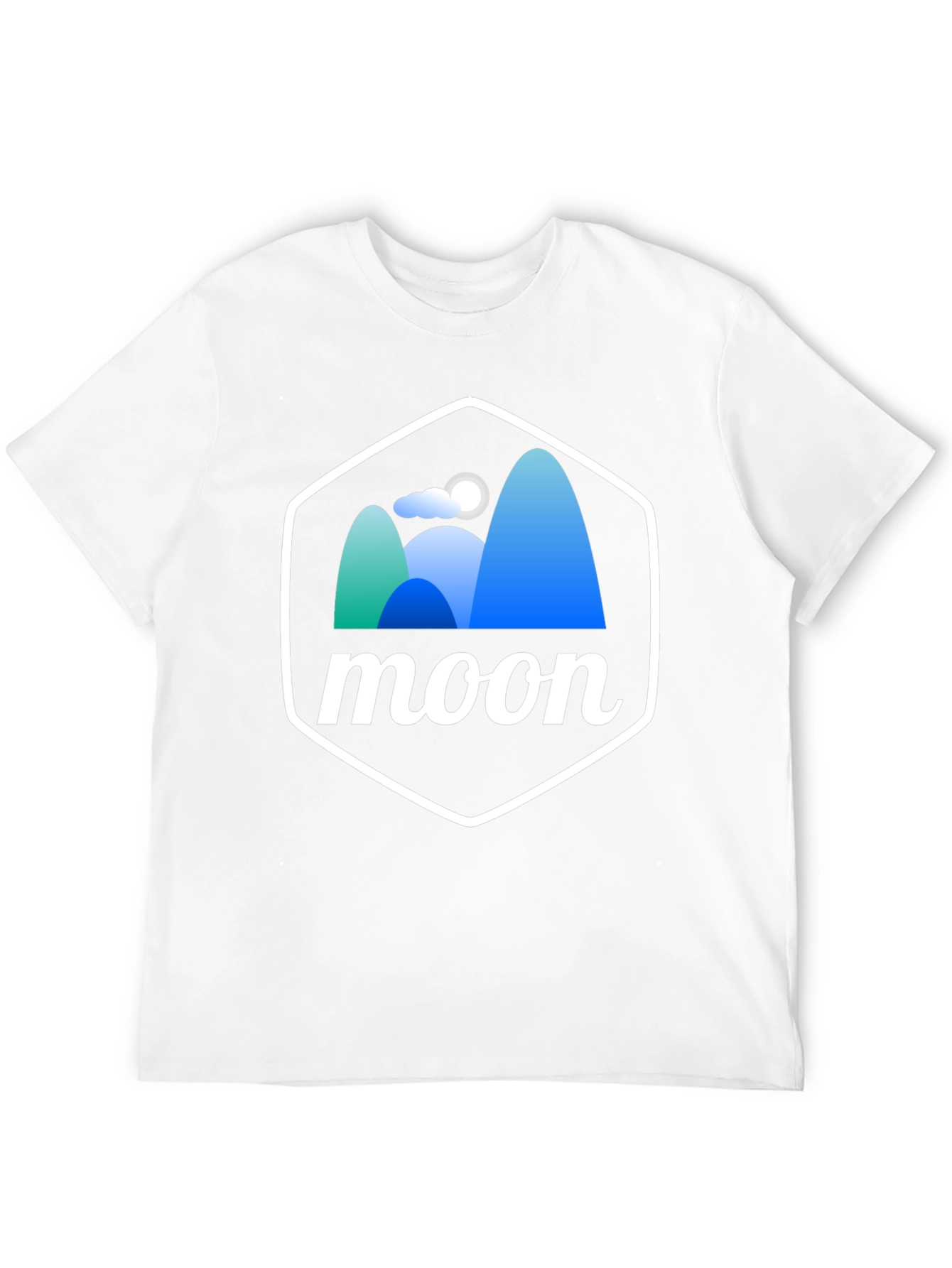 Moonscape Graphic Tee - Unisex Black T-Shirt