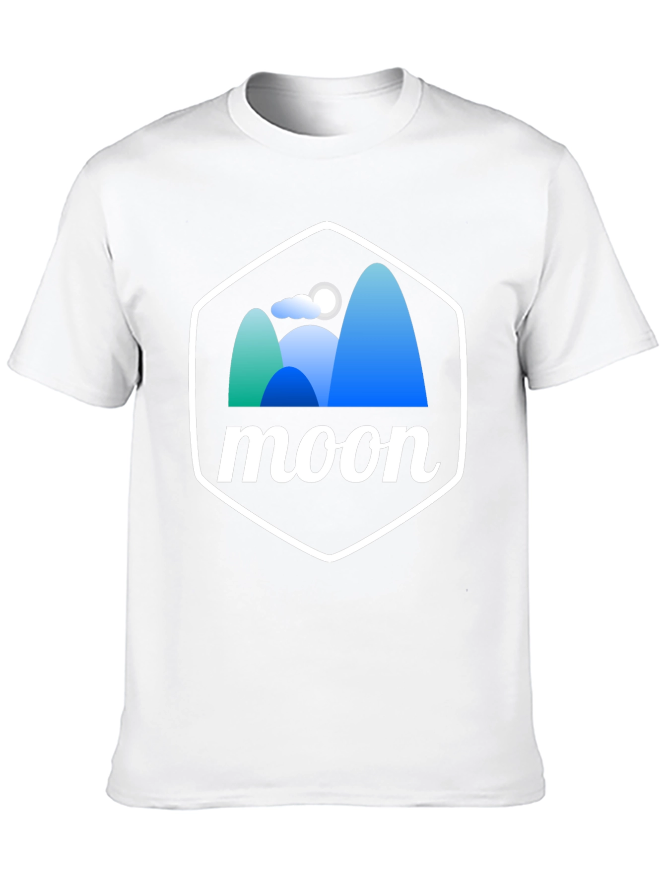 Moonscape Graphic Tee - Unisex Black T-Shirt