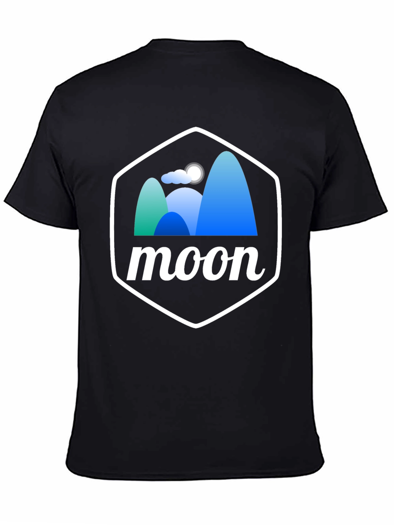 Moonscape Graphic Tee - Unisex Black T-Shirt