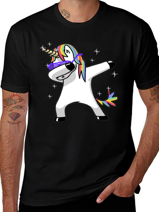 Dabbing Unicorn T-Shirt - Cool Graphic Tee