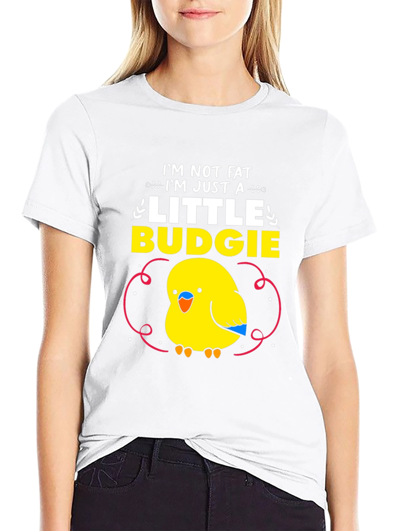 Funny Budgie T-Shirt - Im Just a Little Budgie