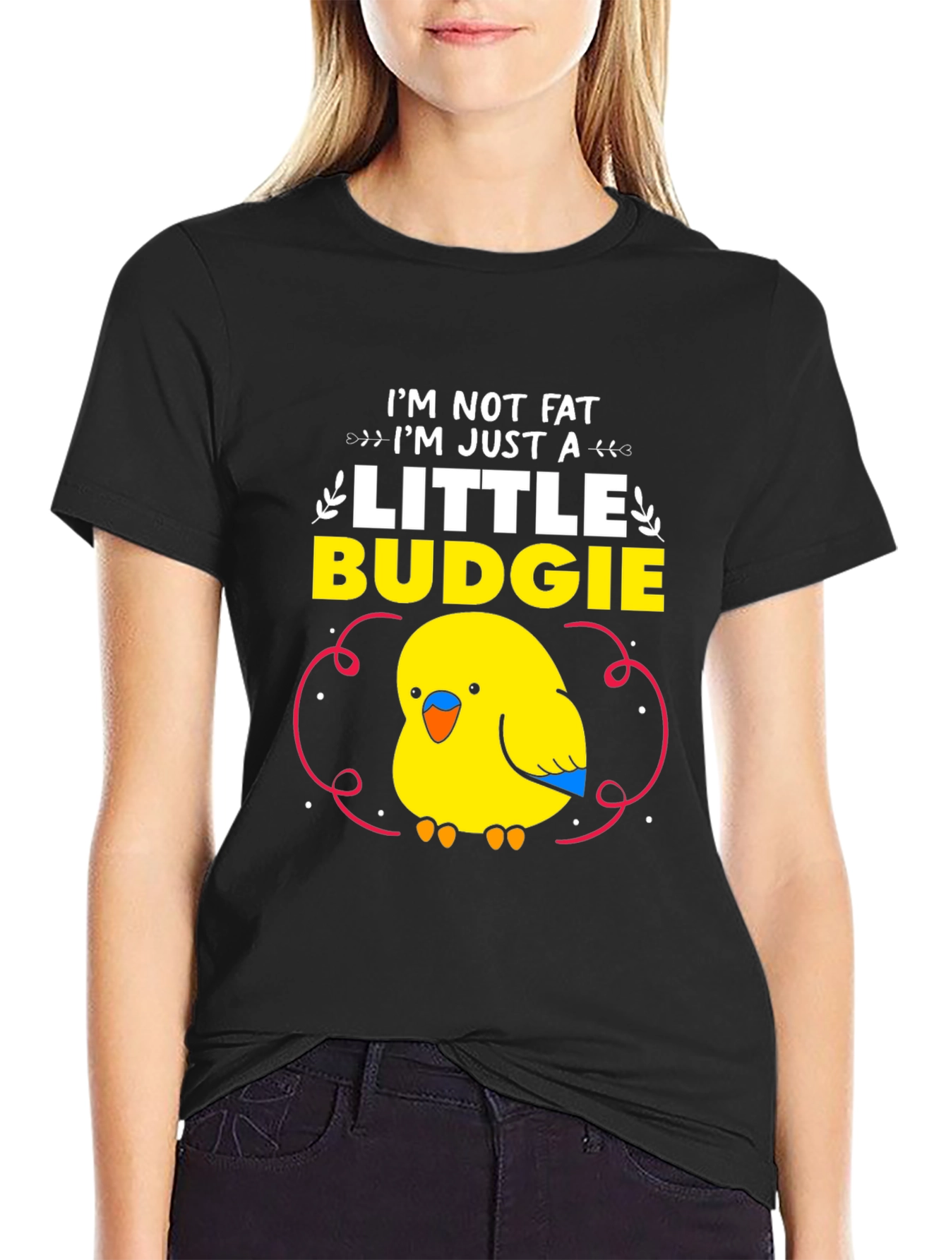 Funny Budgie T-Shirt - Im Just a Little Budgie