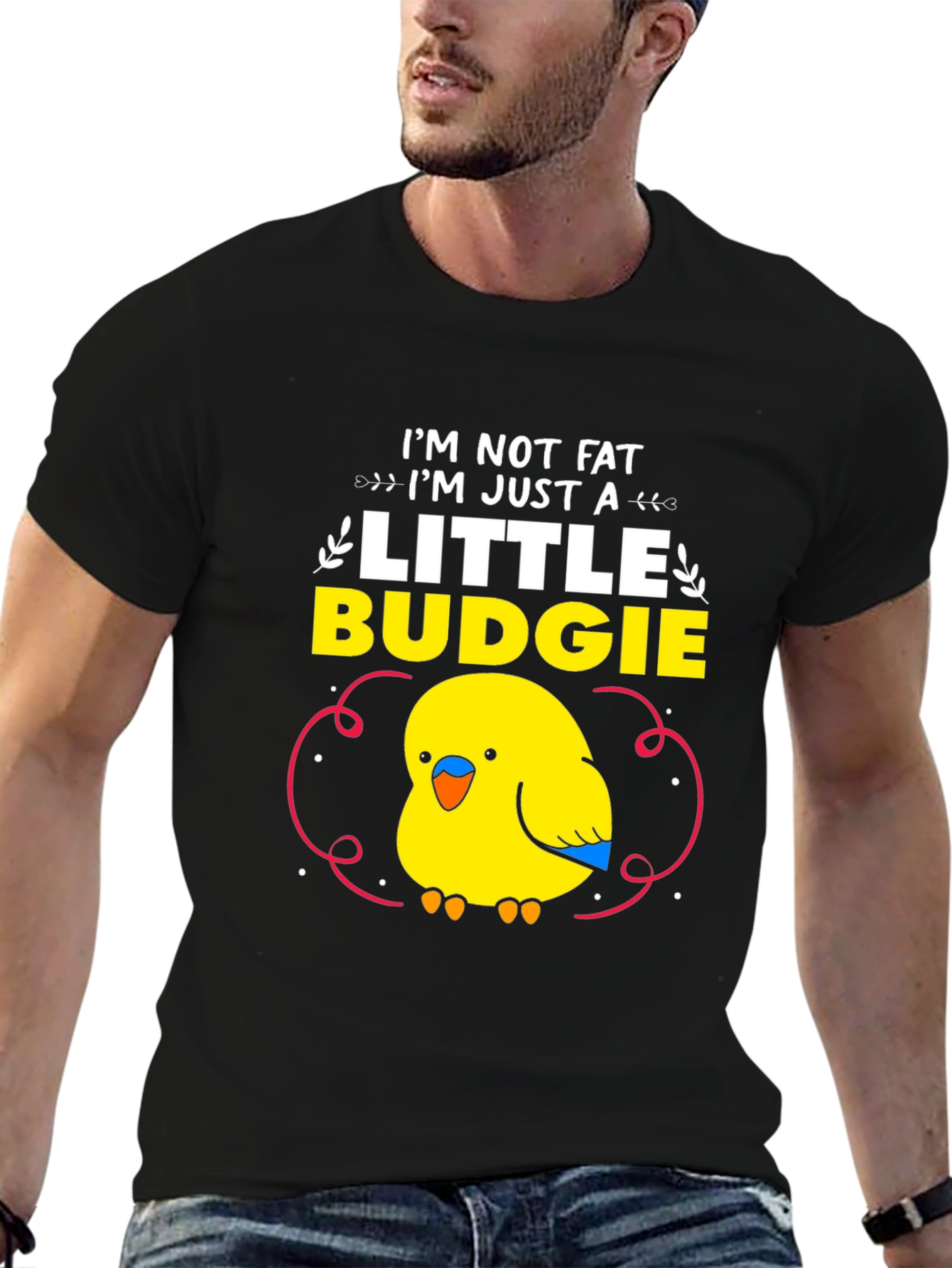 Funny Budgie T-Shirt - Im Just a Little Budgie