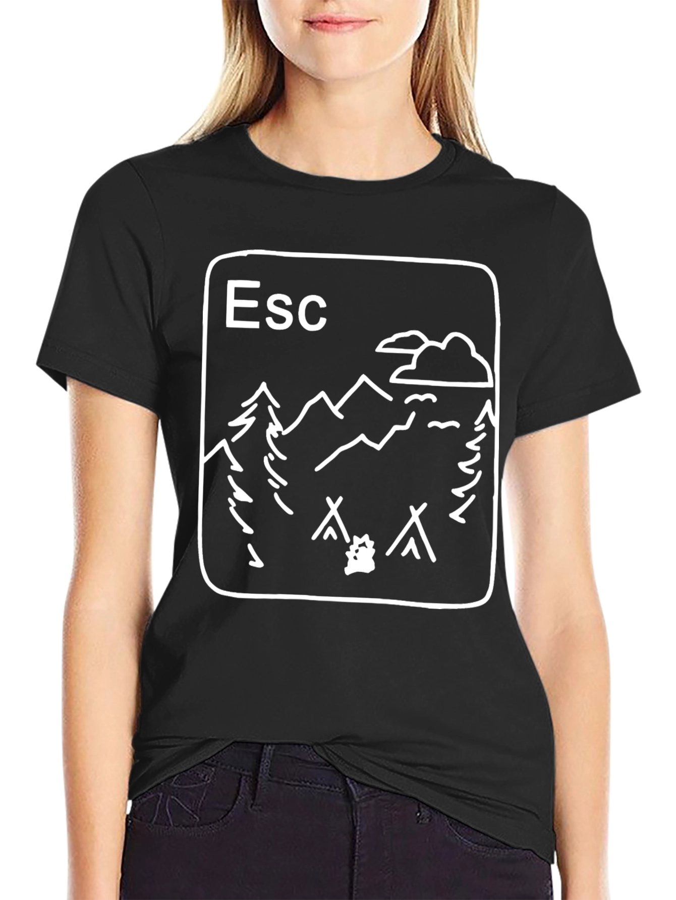 Escape Outdoors T-Shirt - Camping Adventure Tee