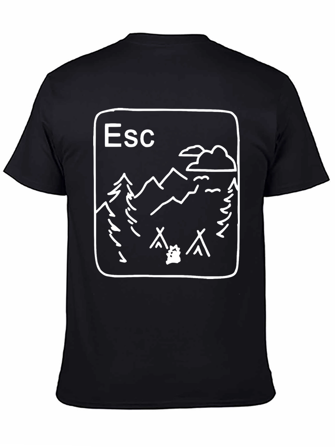 Escape Outdoors T-Shirt - Camping Adventure Tee
