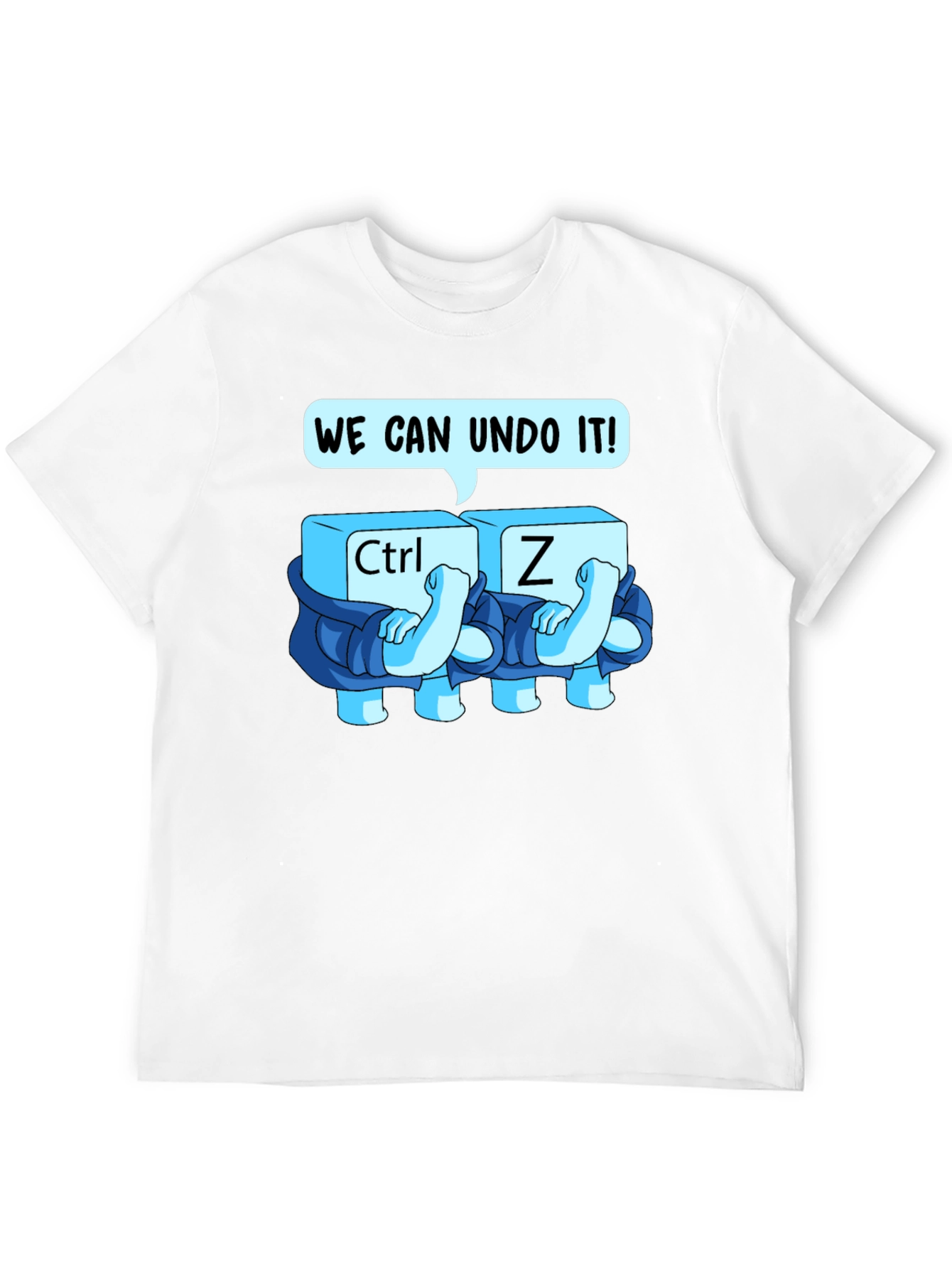 Ctrl+Z Undo Graphic Tee - Soft Cotton Blend