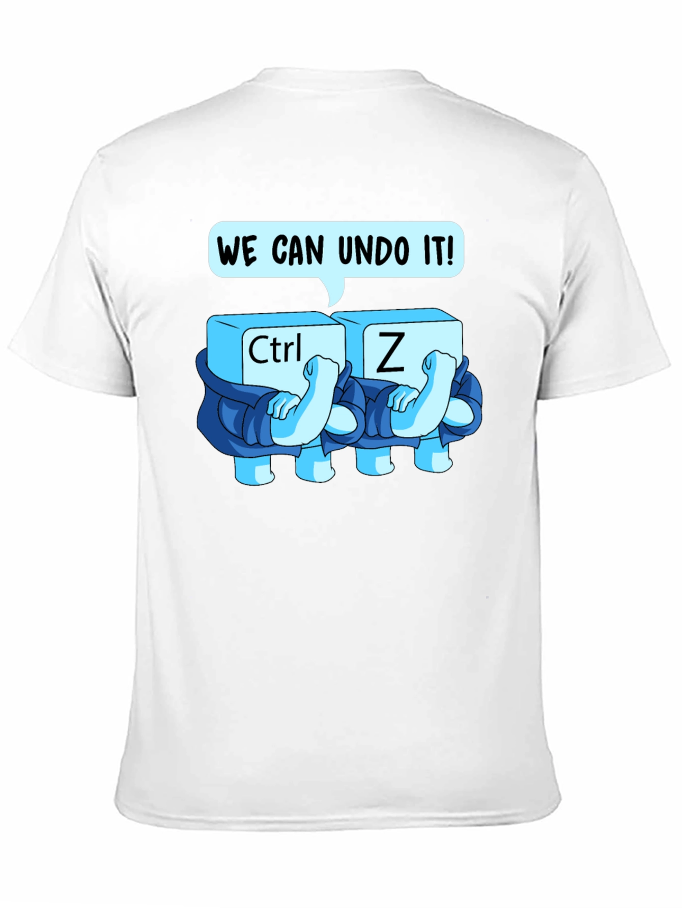 Ctrl+Z Undo Graphic Tee - Soft Cotton Blend