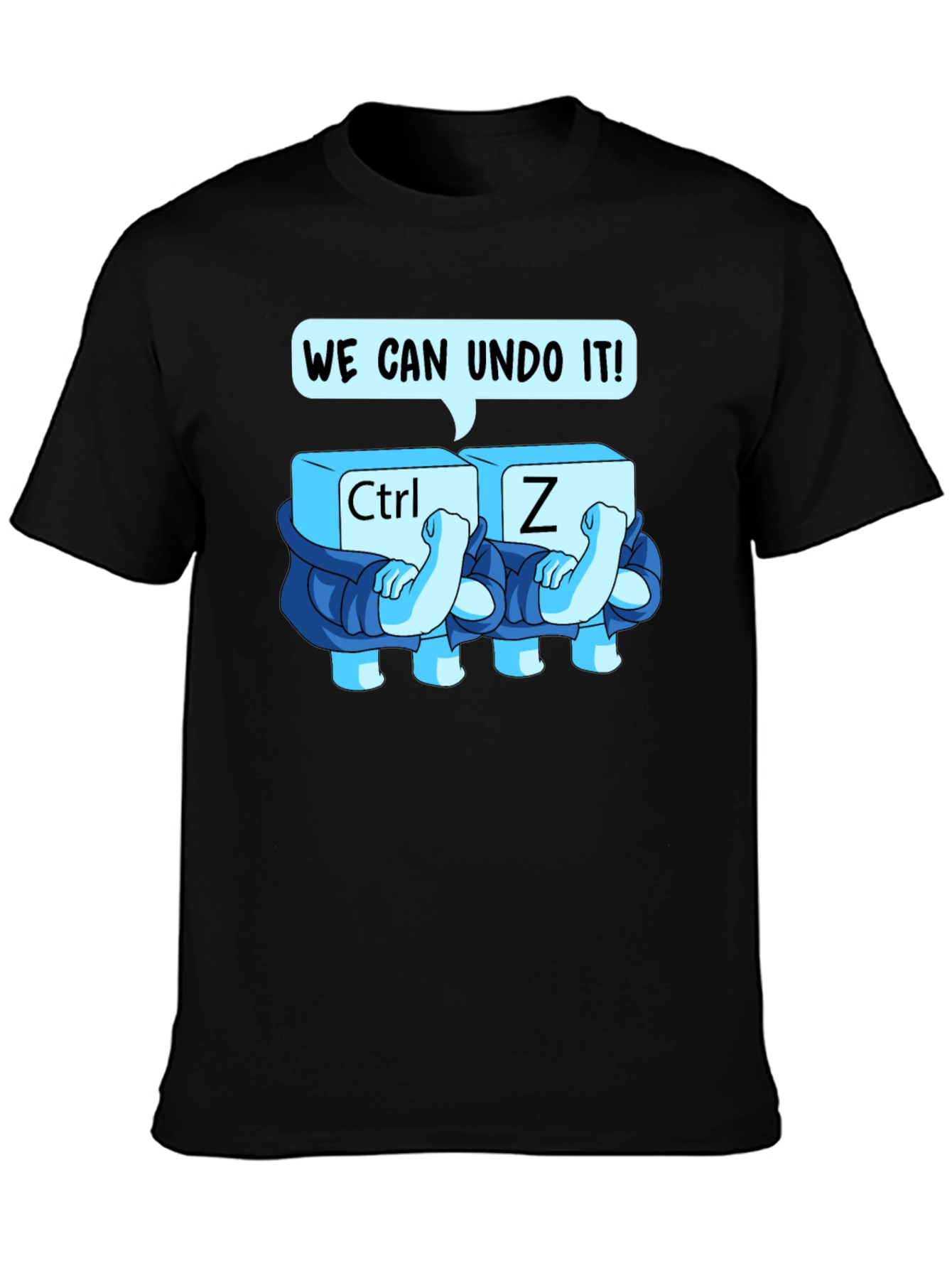 Ctrl+Z Undo Graphic Tee - Soft Cotton Blend
