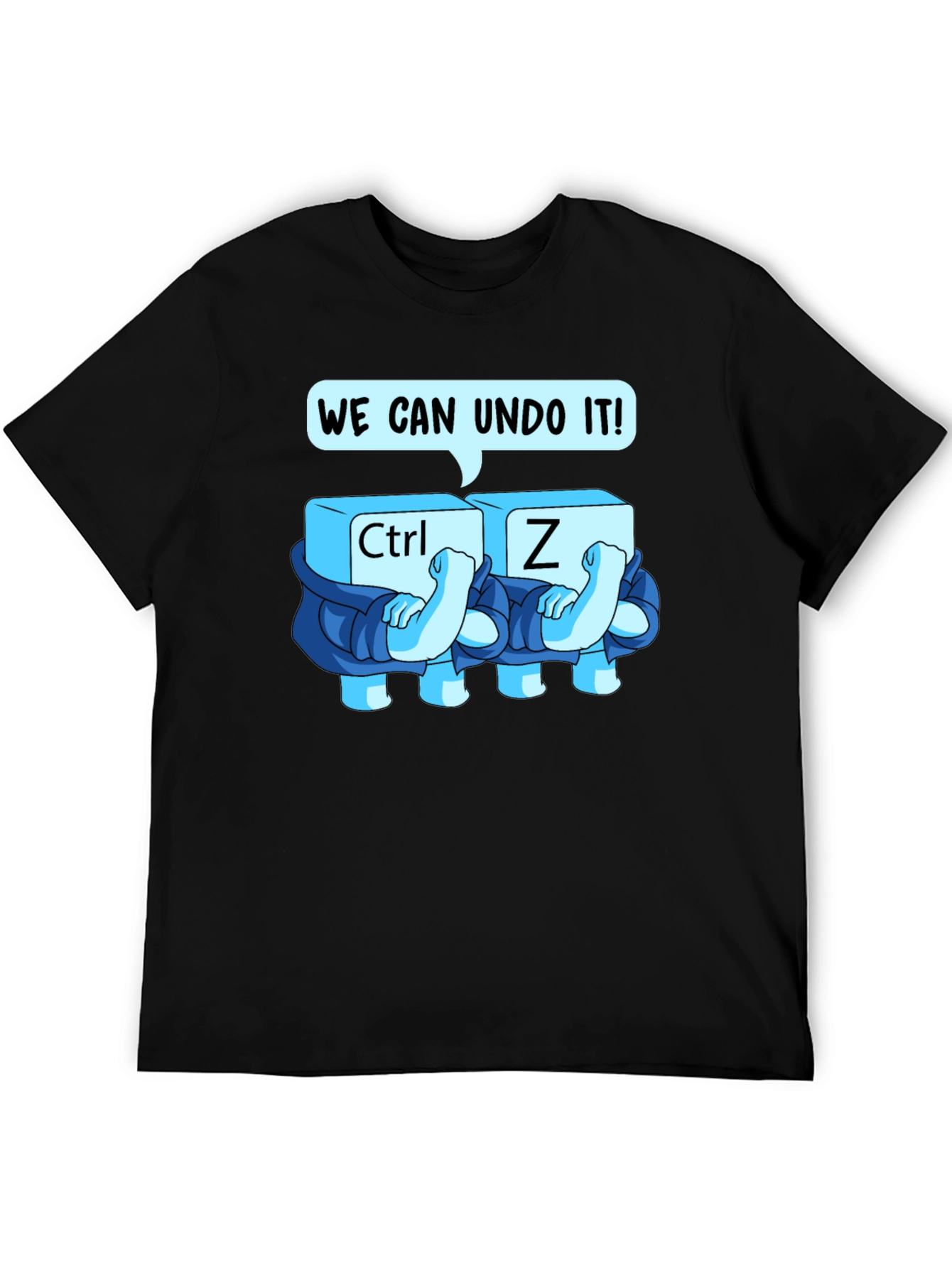 Ctrl+Z Undo Graphic Tee - Soft Cotton Blend
