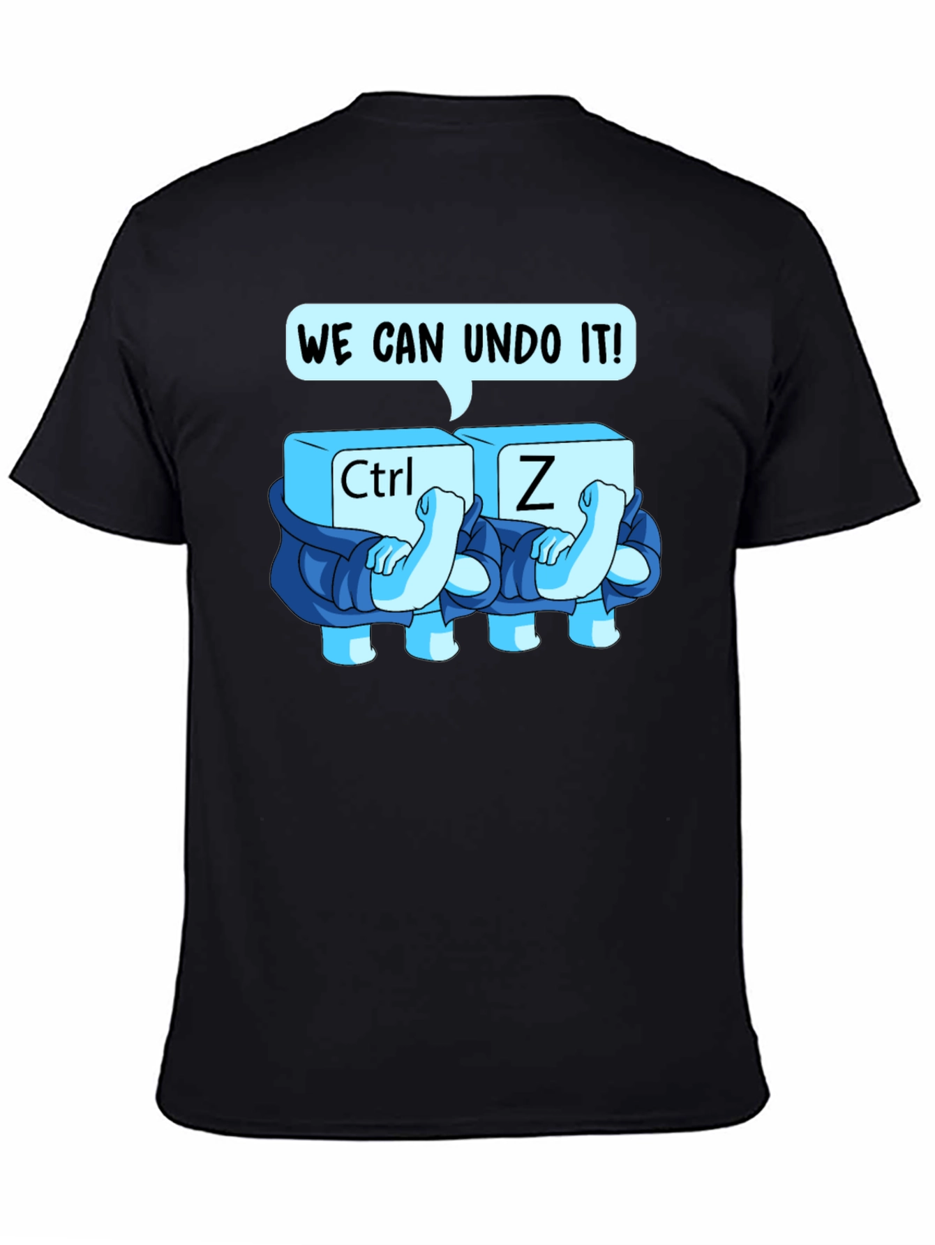 Ctrl+Z Undo Graphic Tee - Soft Cotton Blend