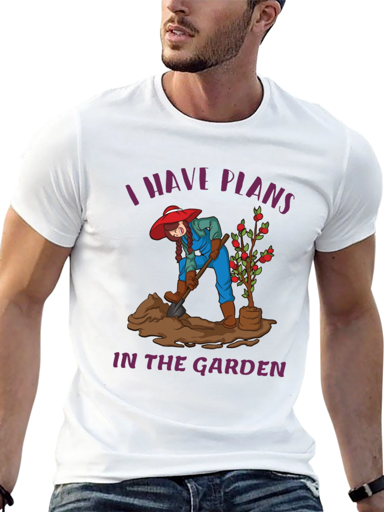 Gardener T-Shirt - I Have Plans in the Garden