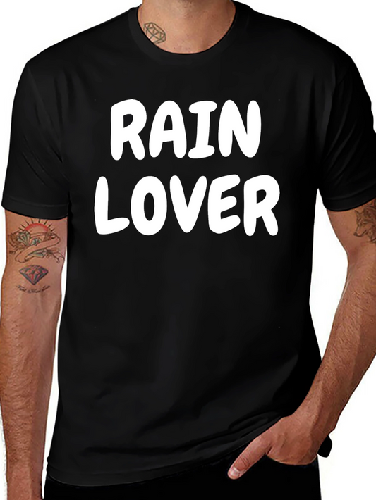 Rain Lover Black Graphic Tee