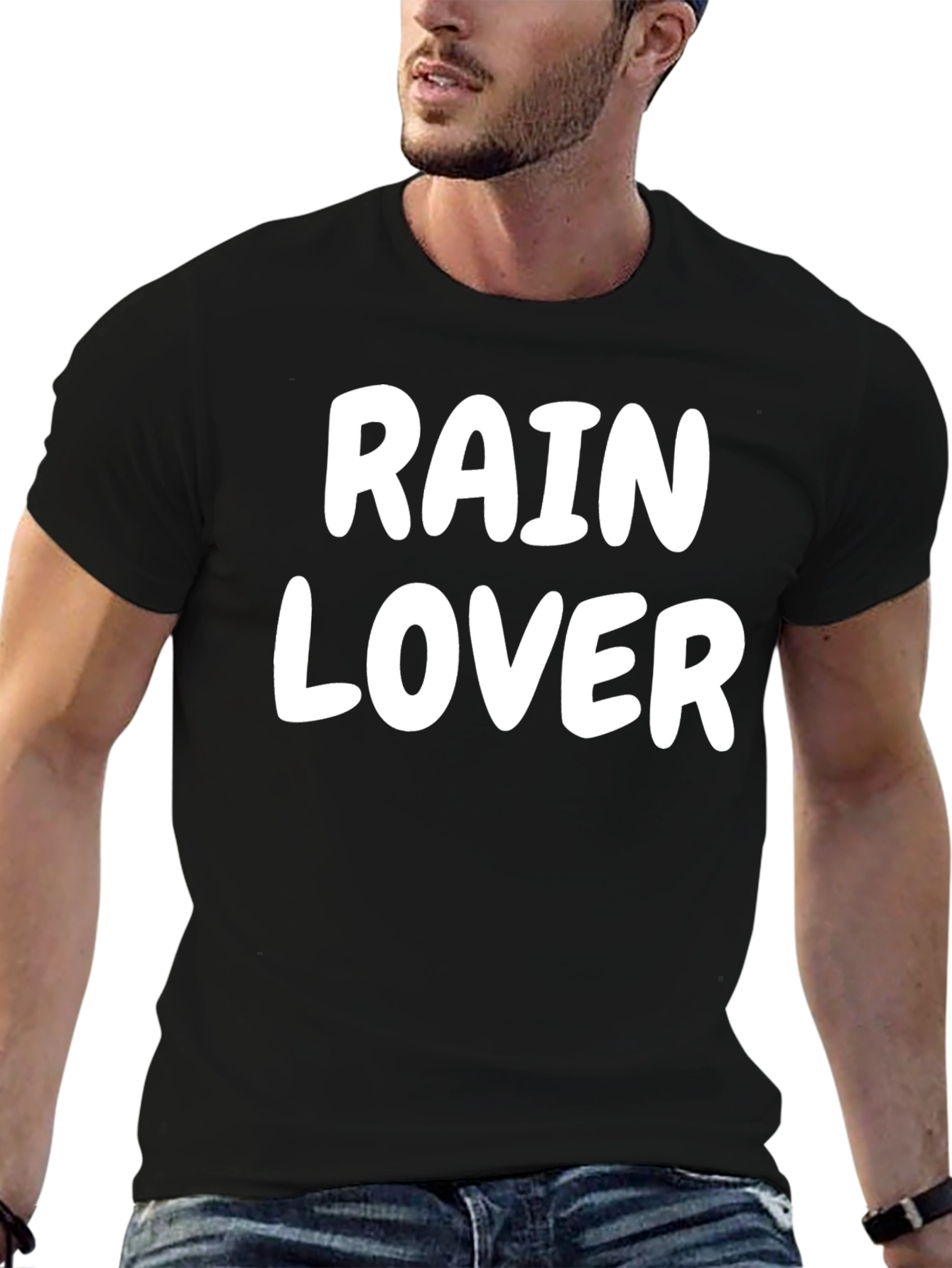 Rain Lover Black Graphic Tee