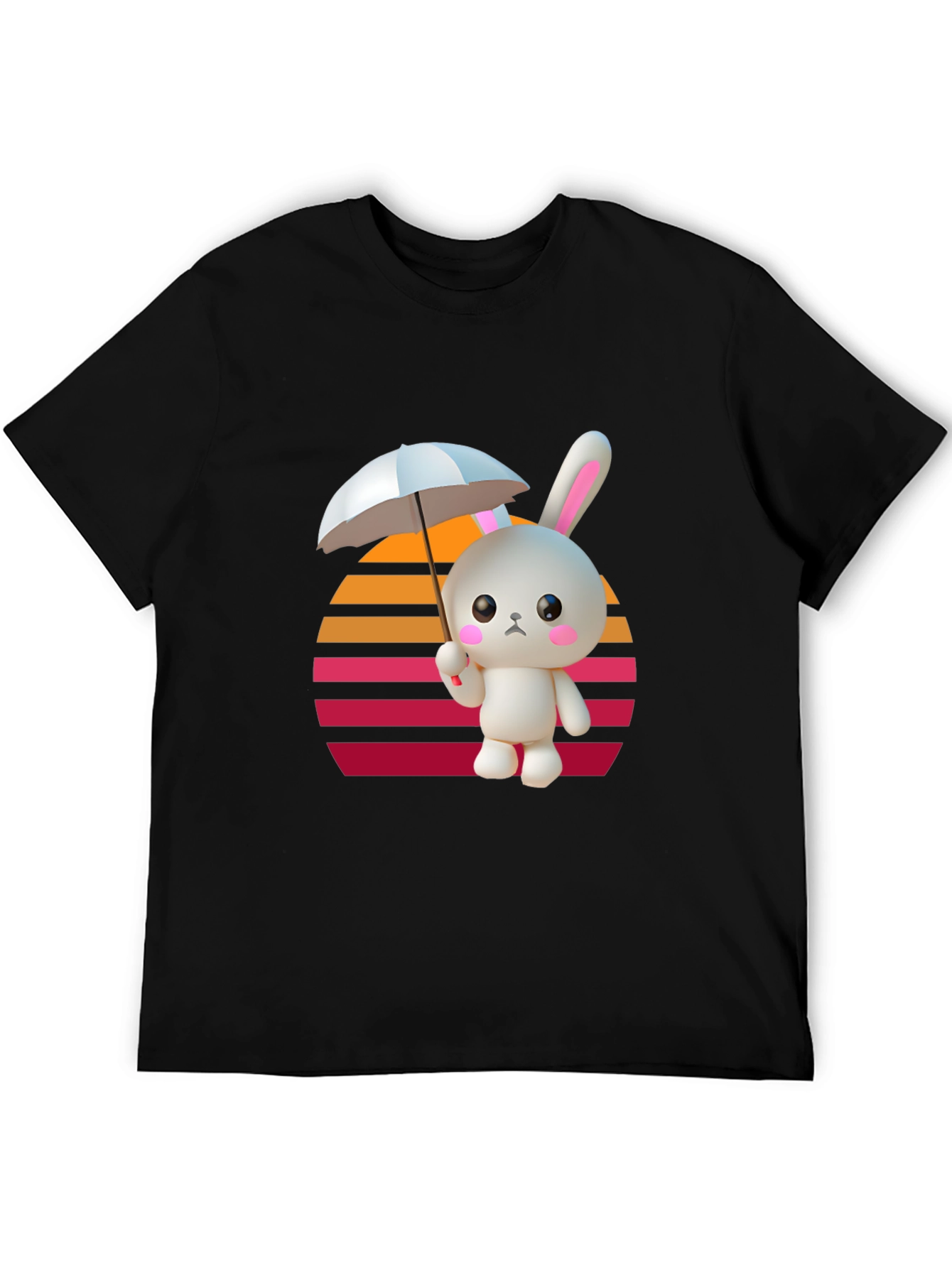 Cute Bunny Graphic T-Shirt