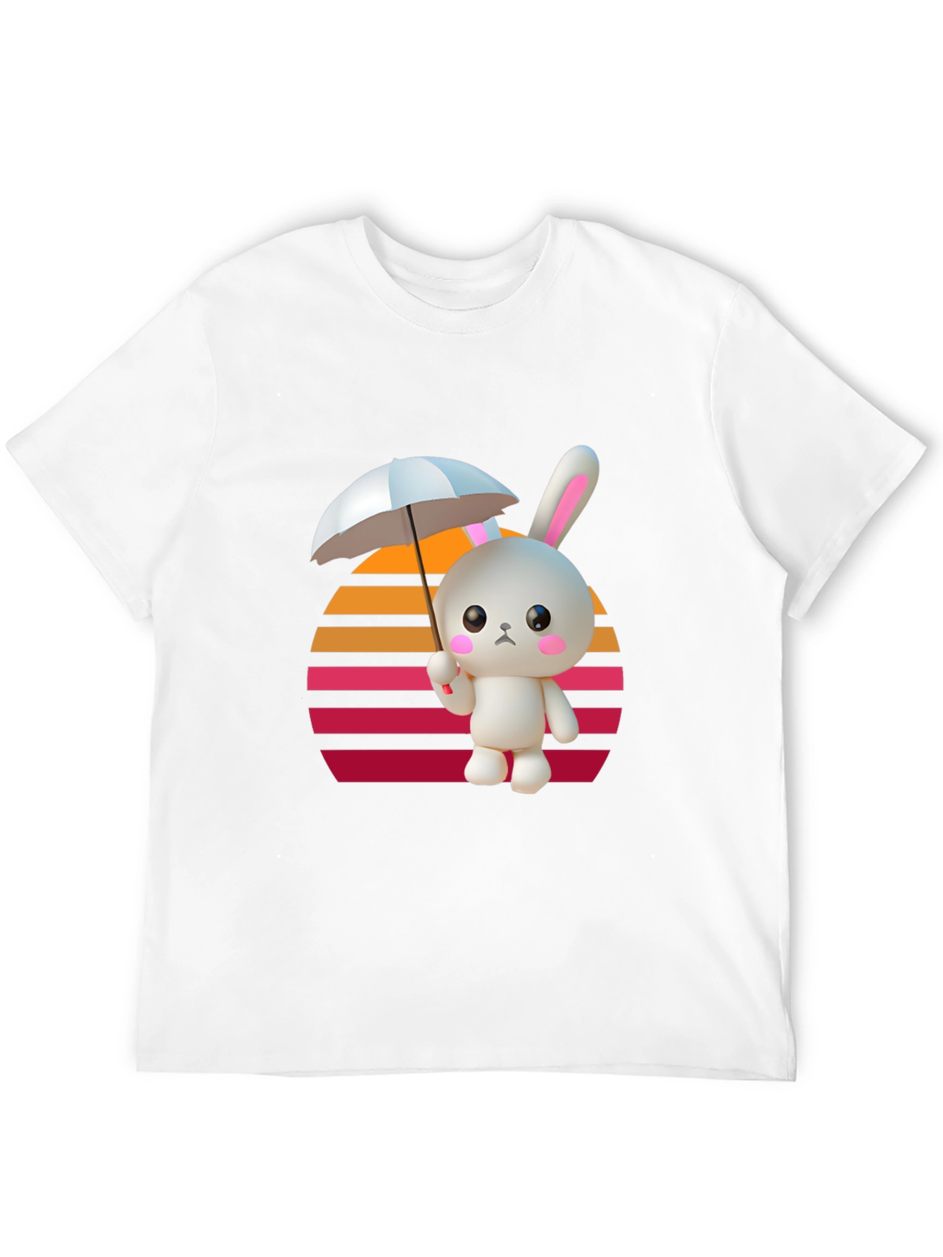 Cute Bunny Graphic T-Shirt