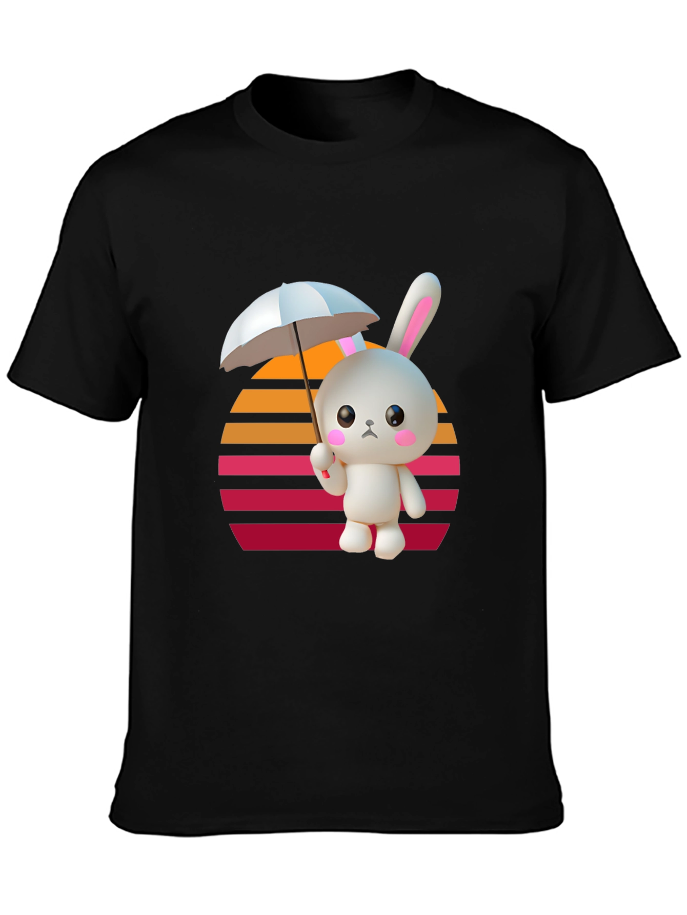 Cute Bunny Graphic T-Shirt
