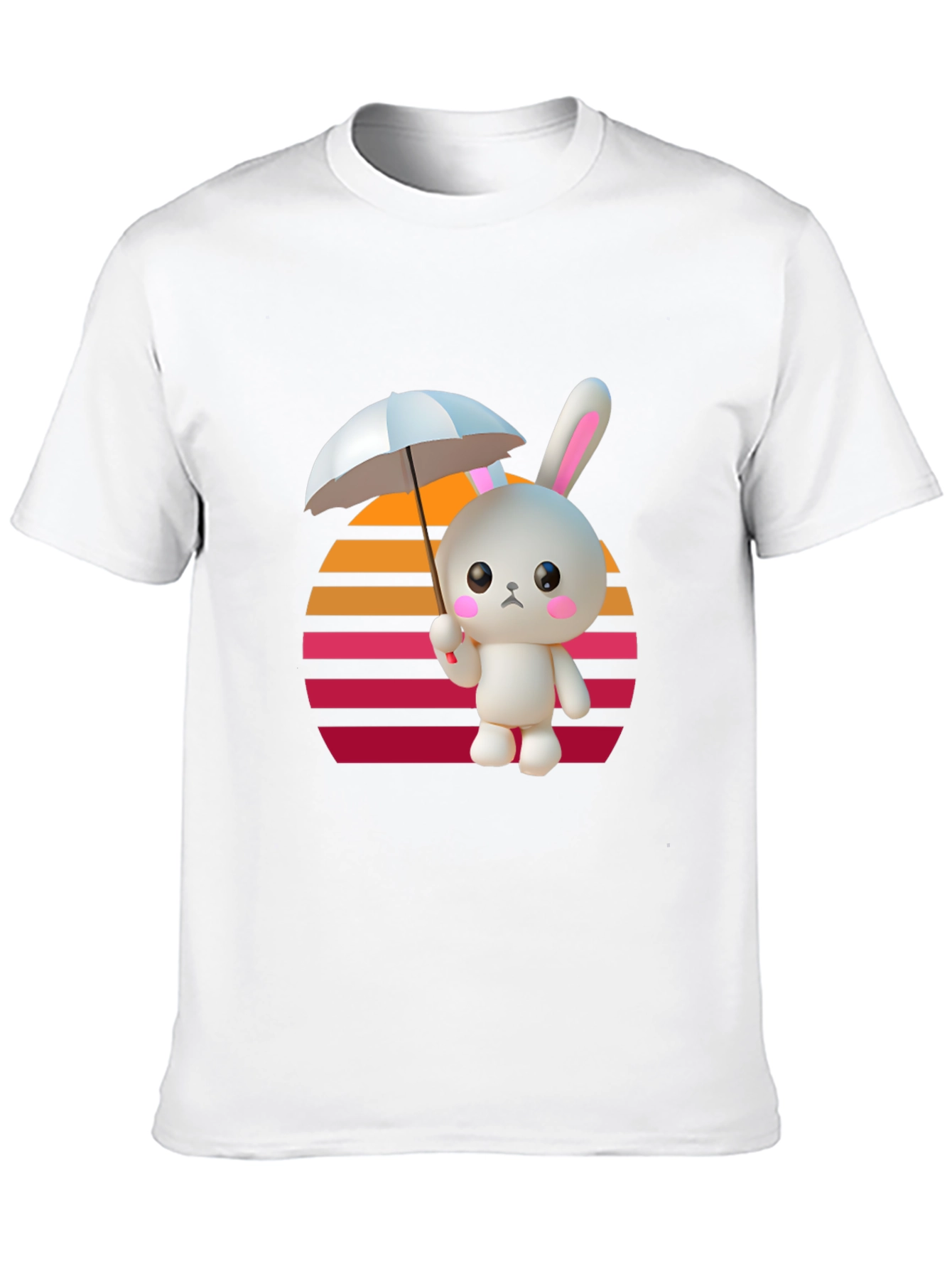 Cute Bunny Graphic T-Shirt