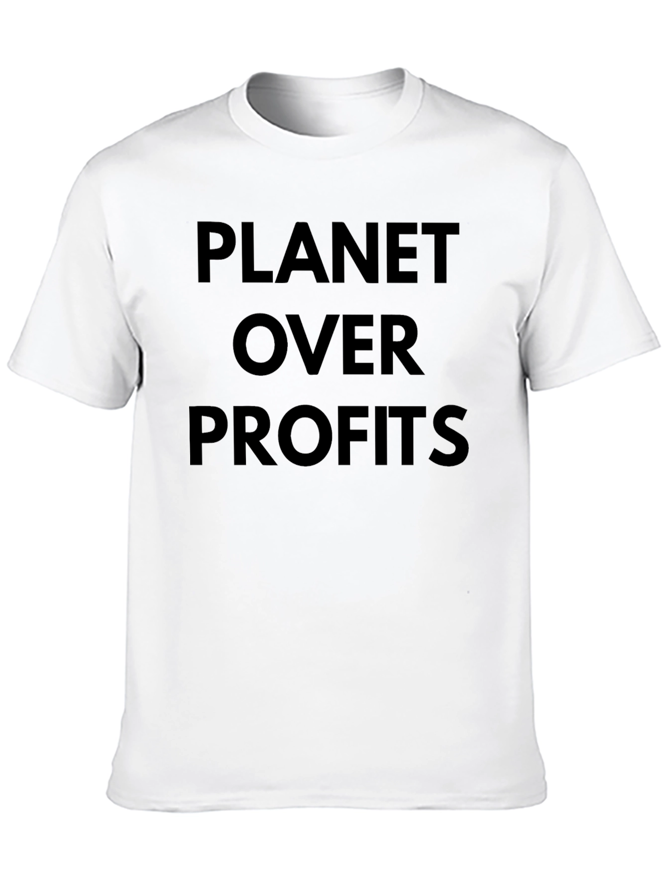 Planet Over Profits Graphic Tee - Eco-Conscious T-Shirt