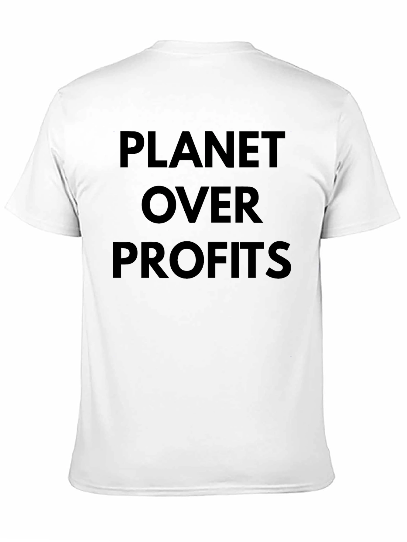 Planet Over Profits Graphic Tee - Eco-Conscious T-Shirt