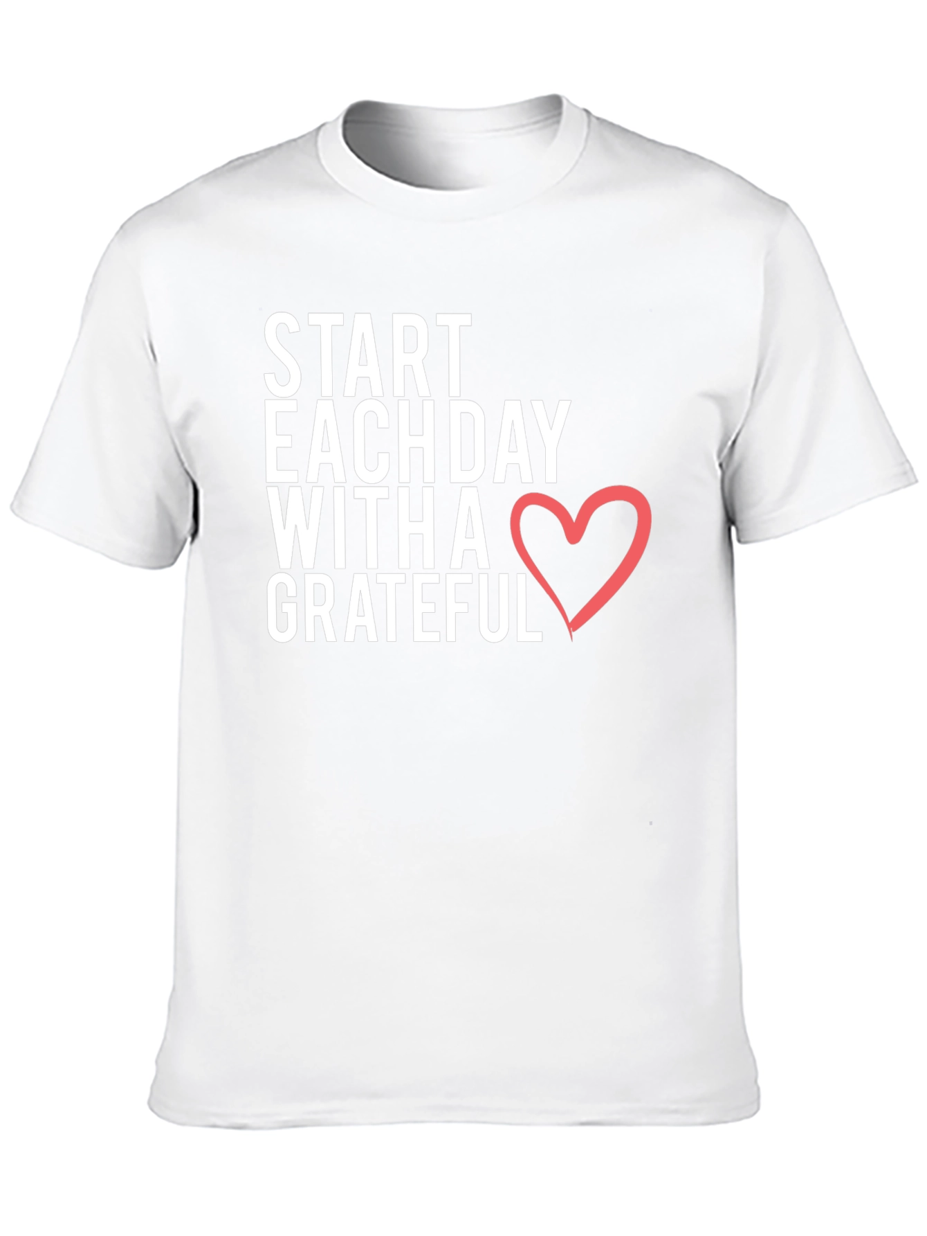 Grateful Heart Black Graphic Tee