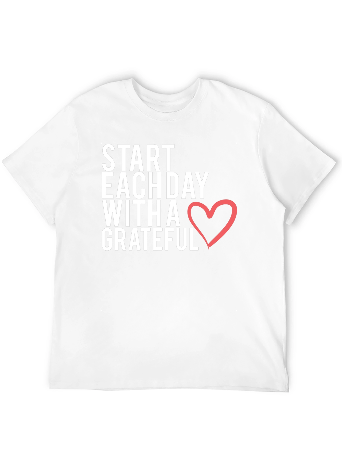 Grateful Heart Black Graphic Tee