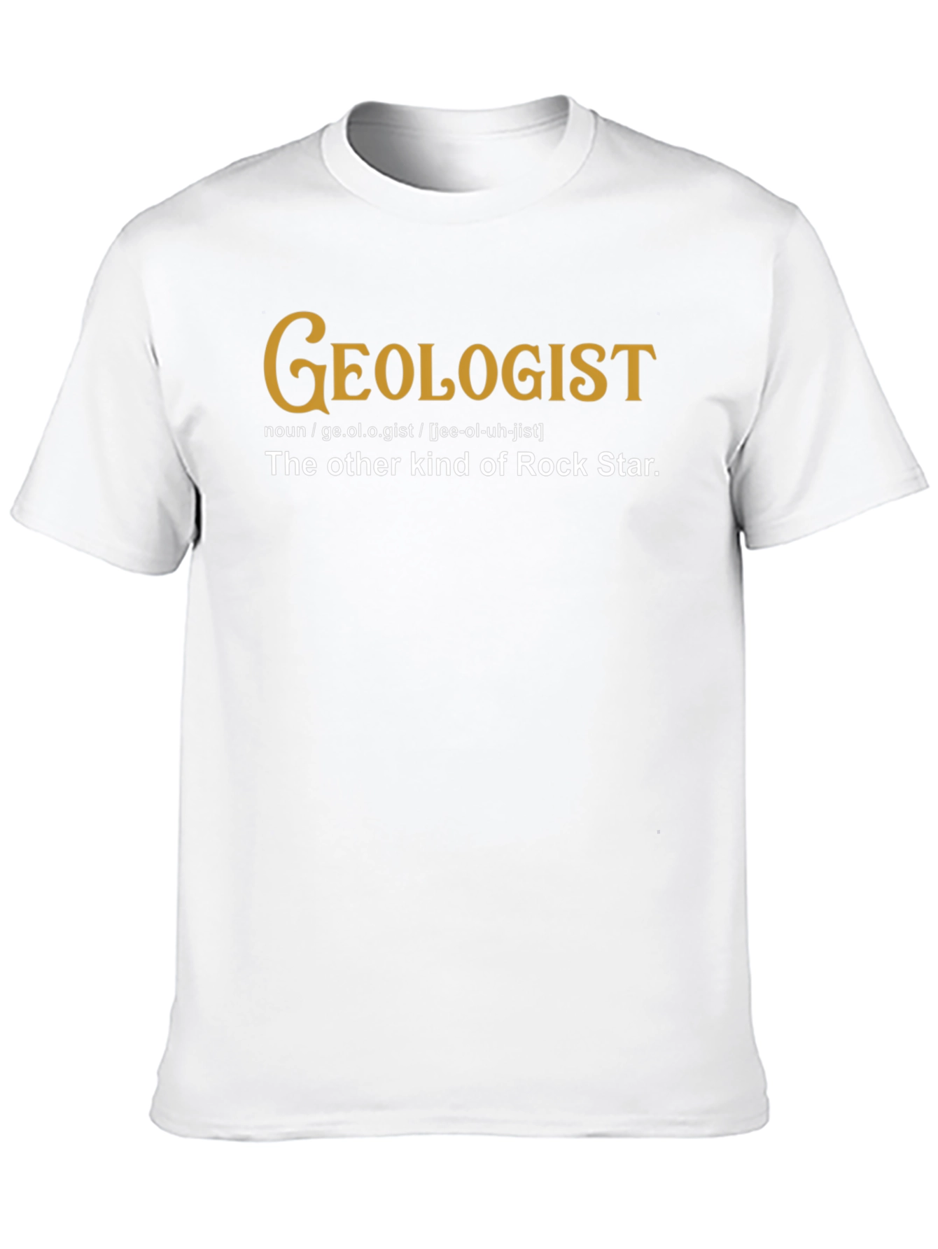 Geologist Rock Star Graphic T-Shirt