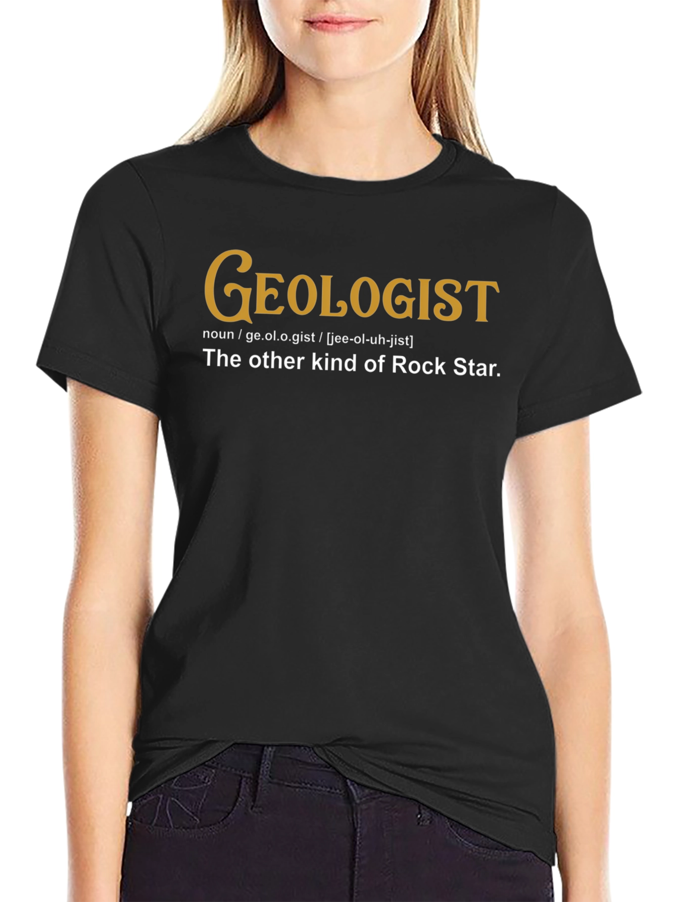 Geologist Rock Star Graphic T-Shirt