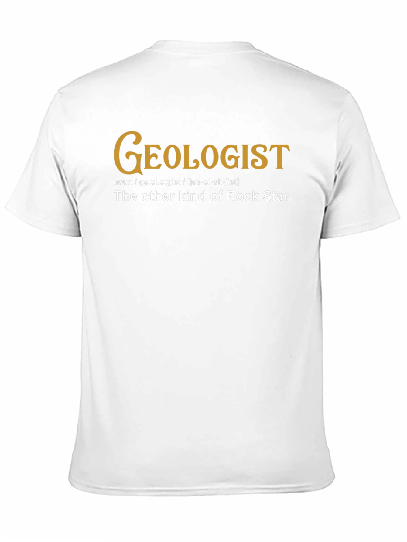 Geologist Rock Star Graphic T-Shirt
