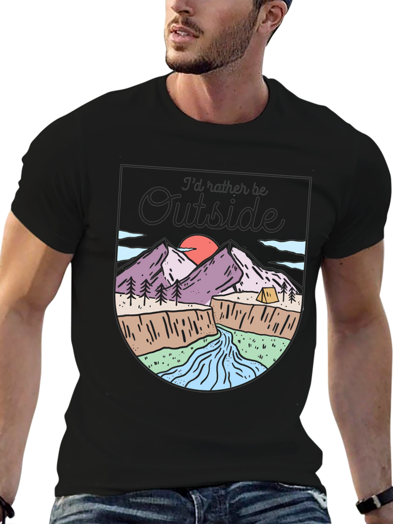 Outdoor Adventure Graphic T-Shirt