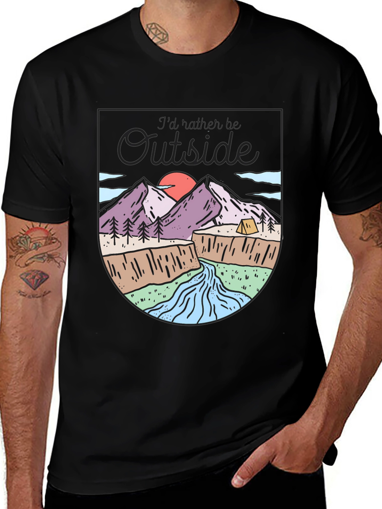 Outdoor Adventure Graphic T-Shirt