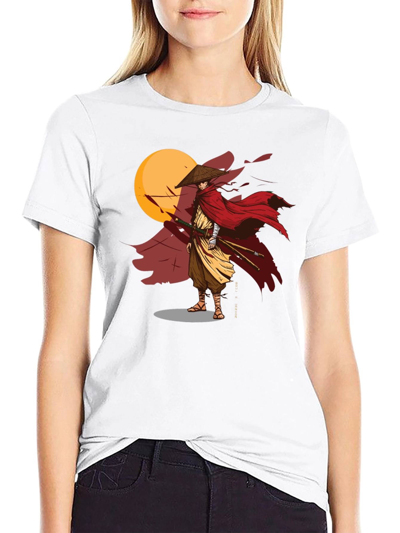 Samurai Warrior Graphic T-Shirt
