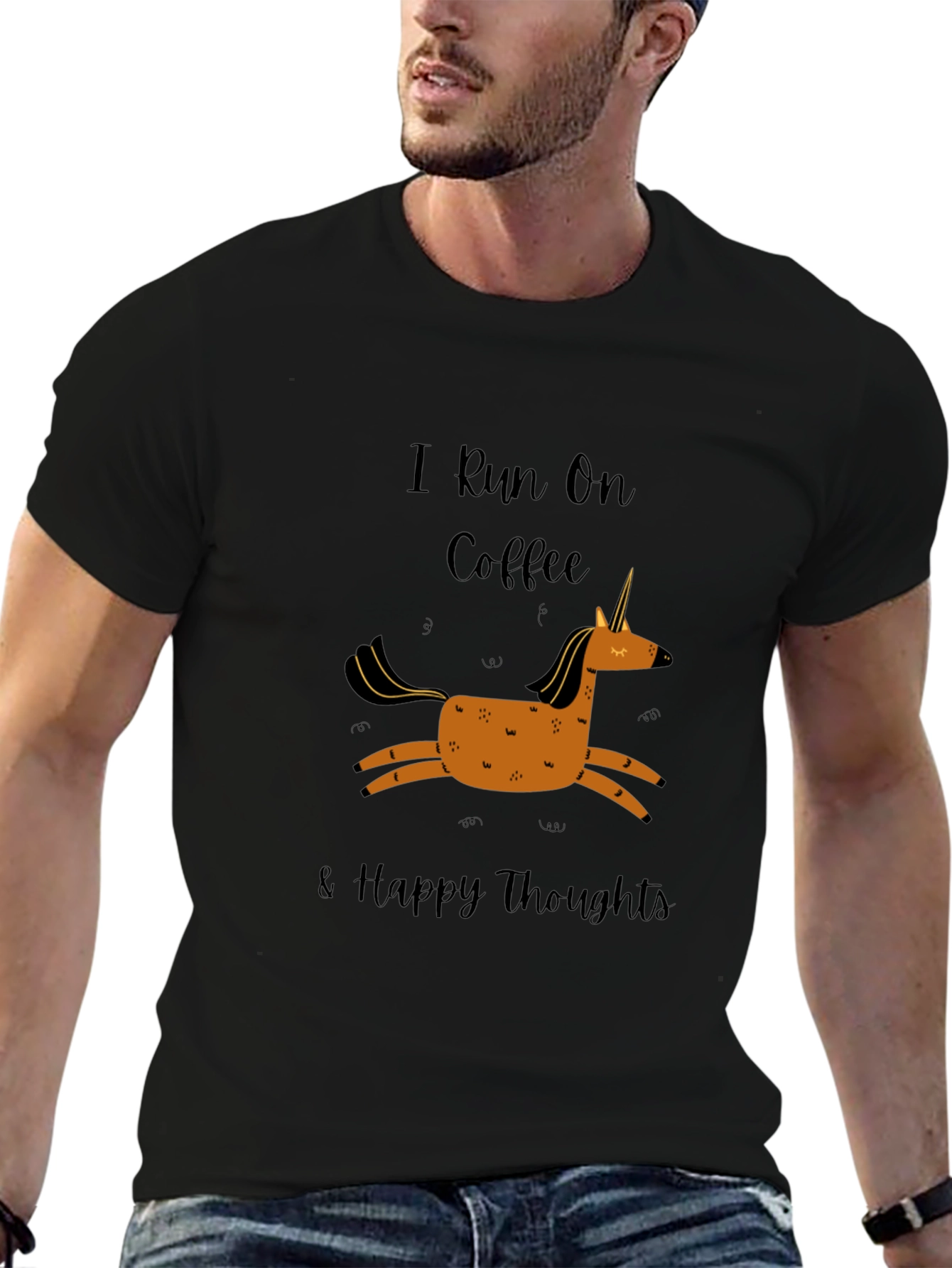 Coffee & Happy Thoughts Graphic Tee