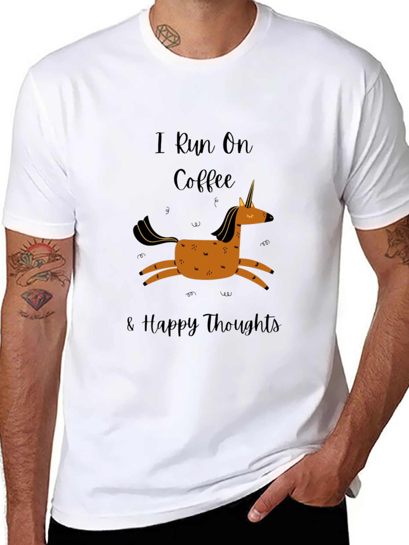Coffee & Happy Thoughts Graphic Tee