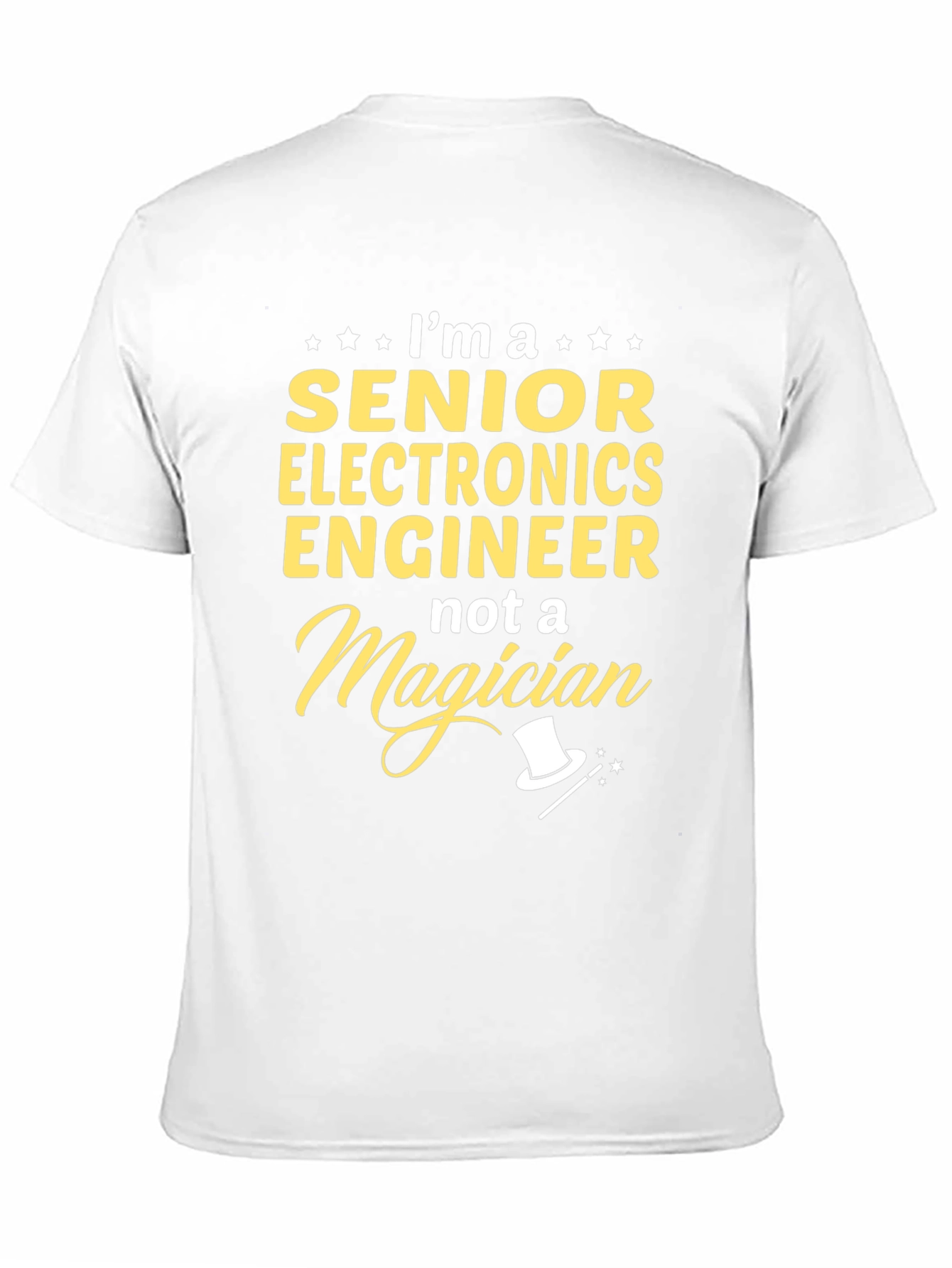 Senior Electronics Engineer T-Shirt - Funny Magician Tee