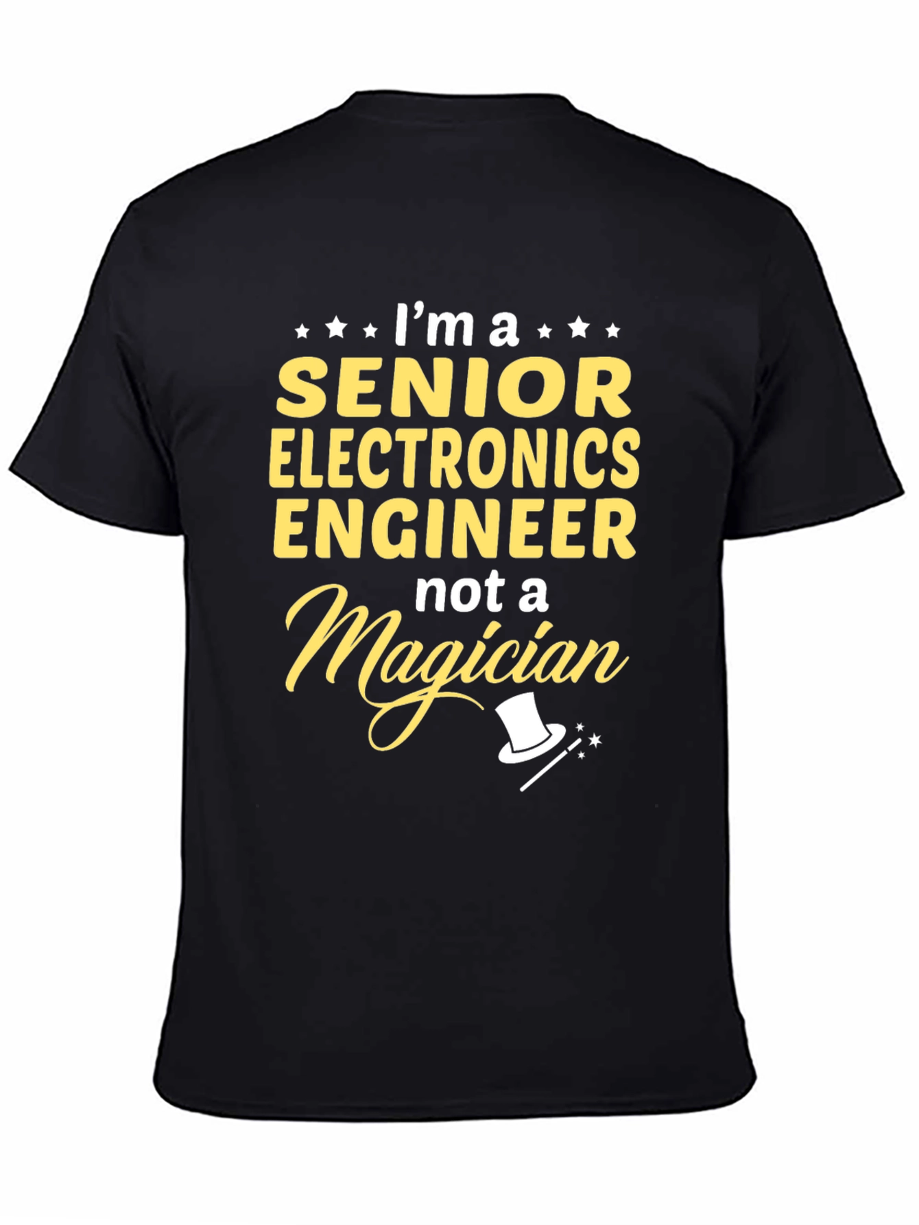 Senior Electronics Engineer T-Shirt - Funny Magician Tee