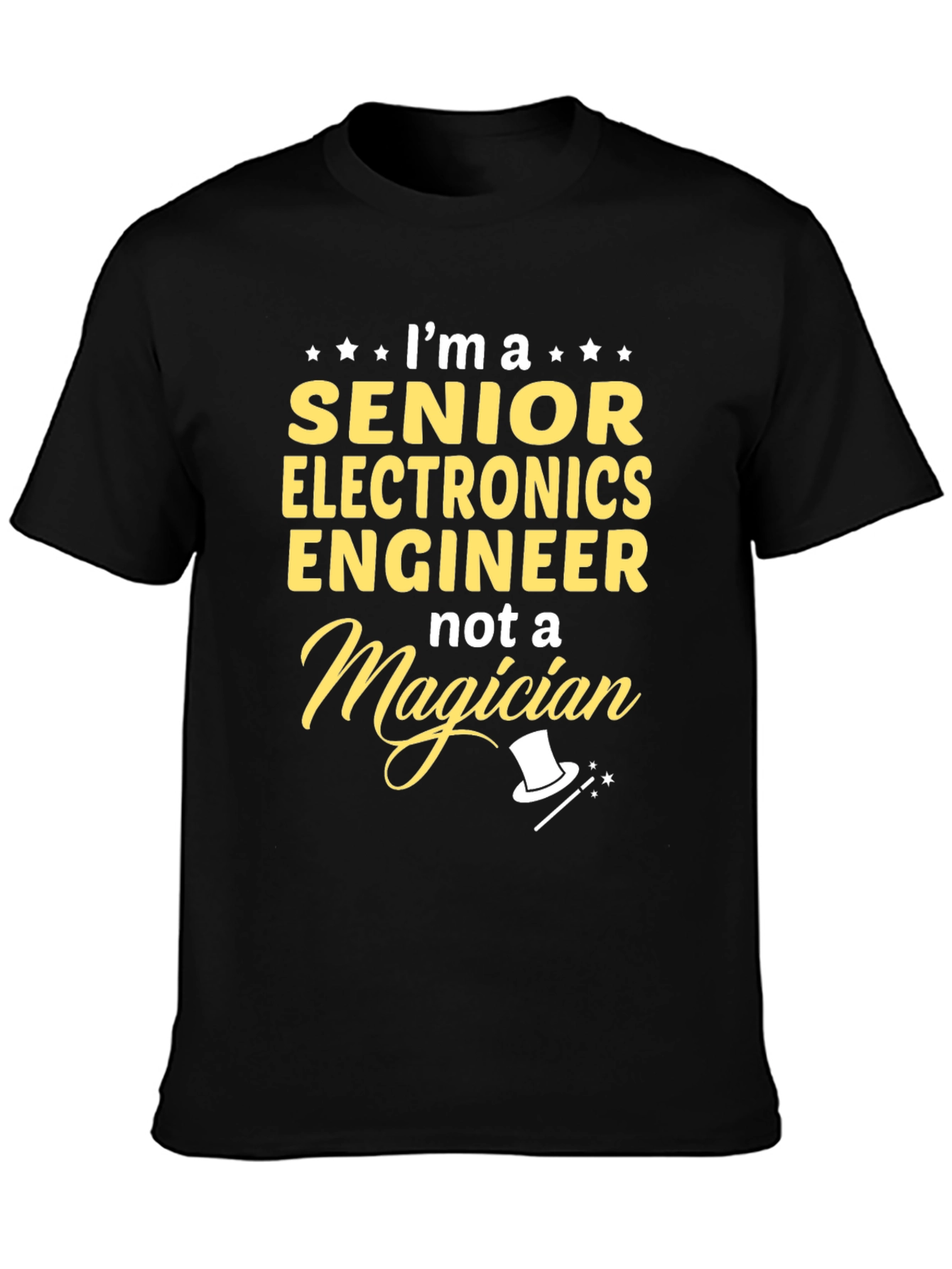 Senior Electronics Engineer T-Shirt - Funny Magician Tee