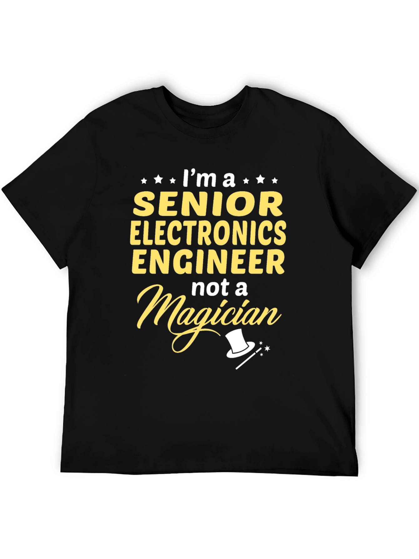 Senior Electronics Engineer T-Shirt - Funny Magician Tee