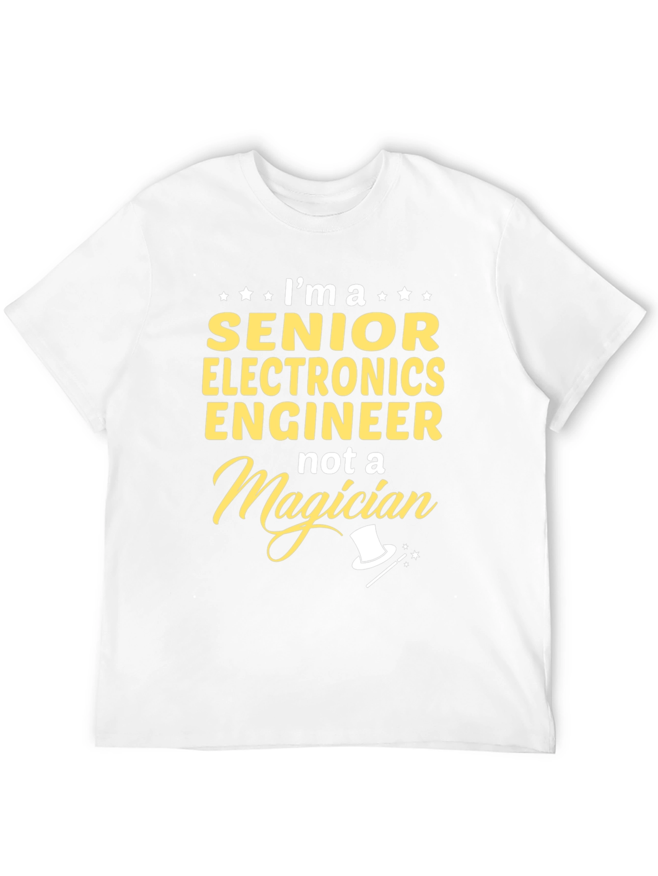 Senior Electronics Engineer T-Shirt - Funny Magician Tee