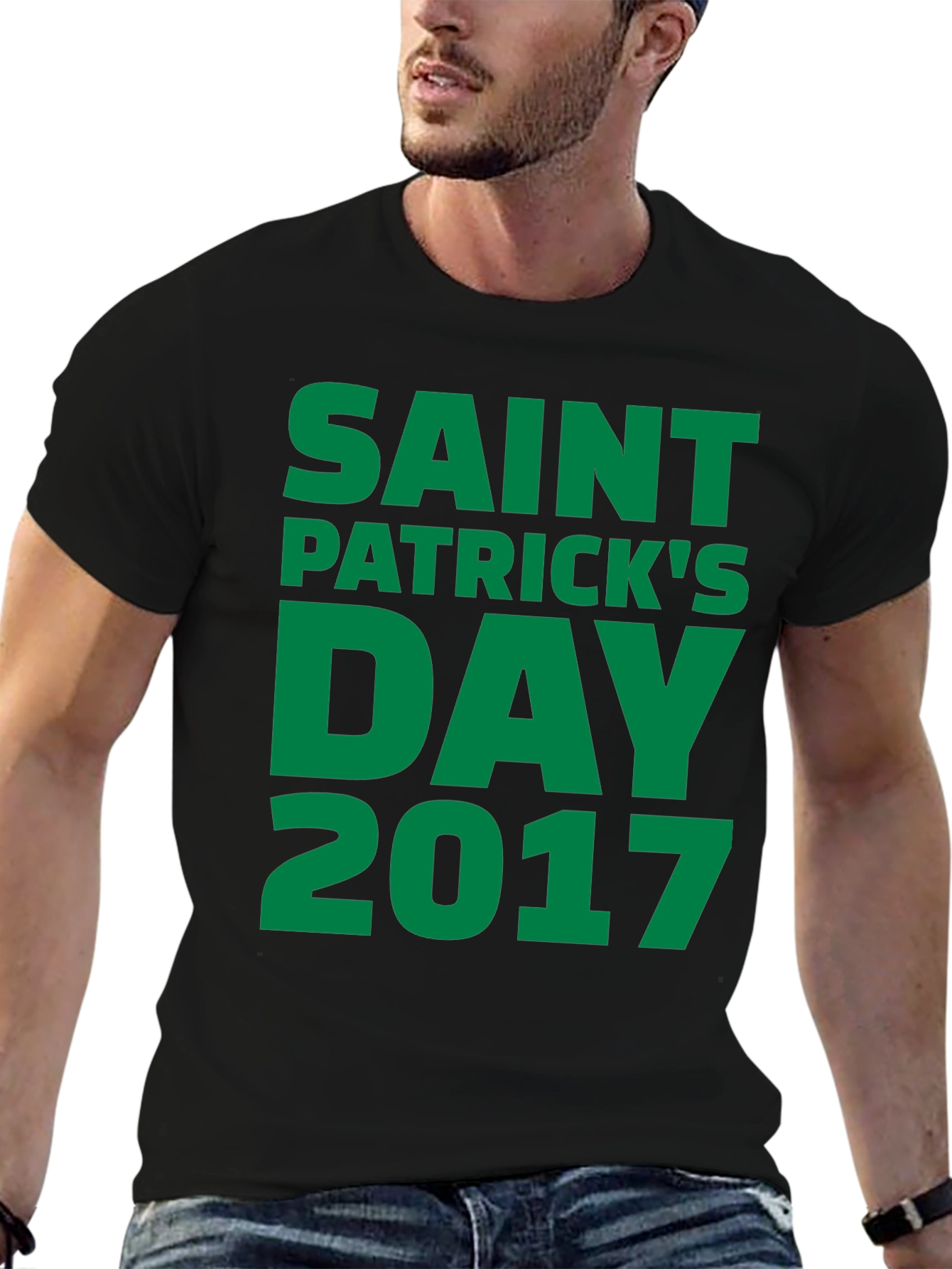 Saint Patricks Day 2017 Black T-Shirt