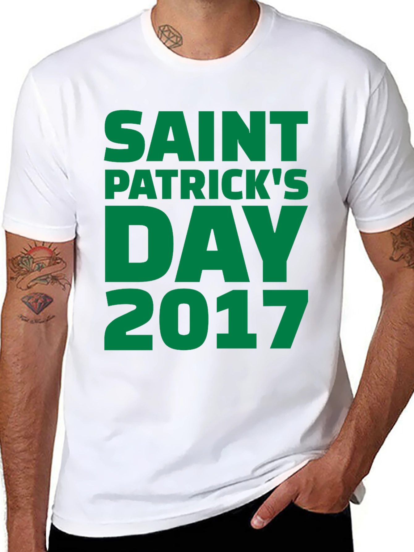 Saint Patricks Day 2017 Black T-Shirt