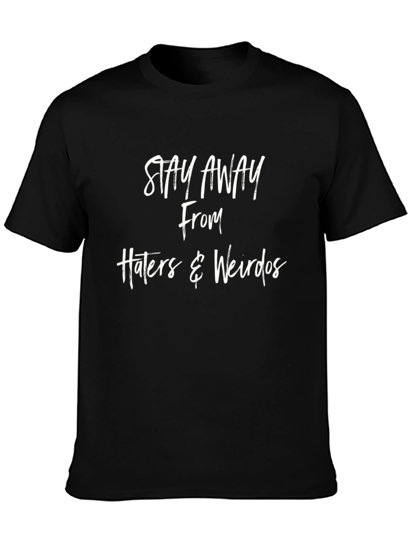 Stay Away Funny Graphic Novelty T-Shirt