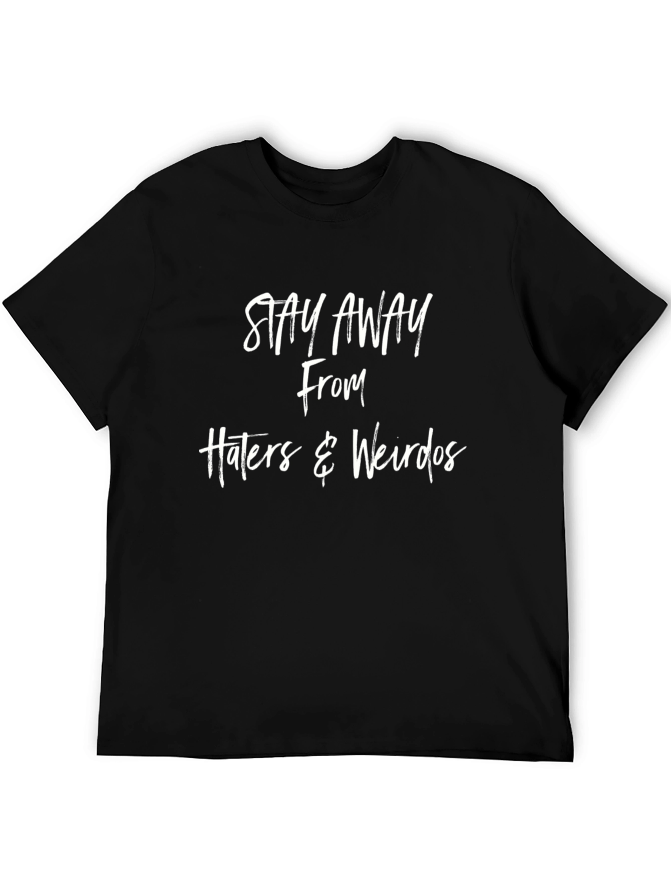 Stay Away Funny Graphic Novelty T-Shirt