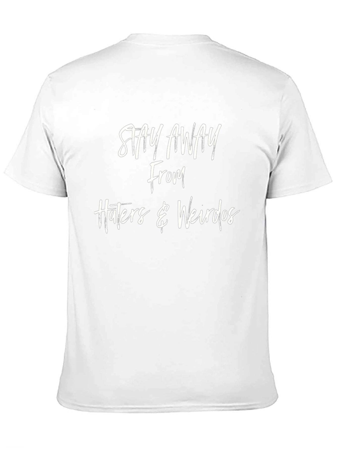 Stay Away Funny Graphic Novelty T-Shirt