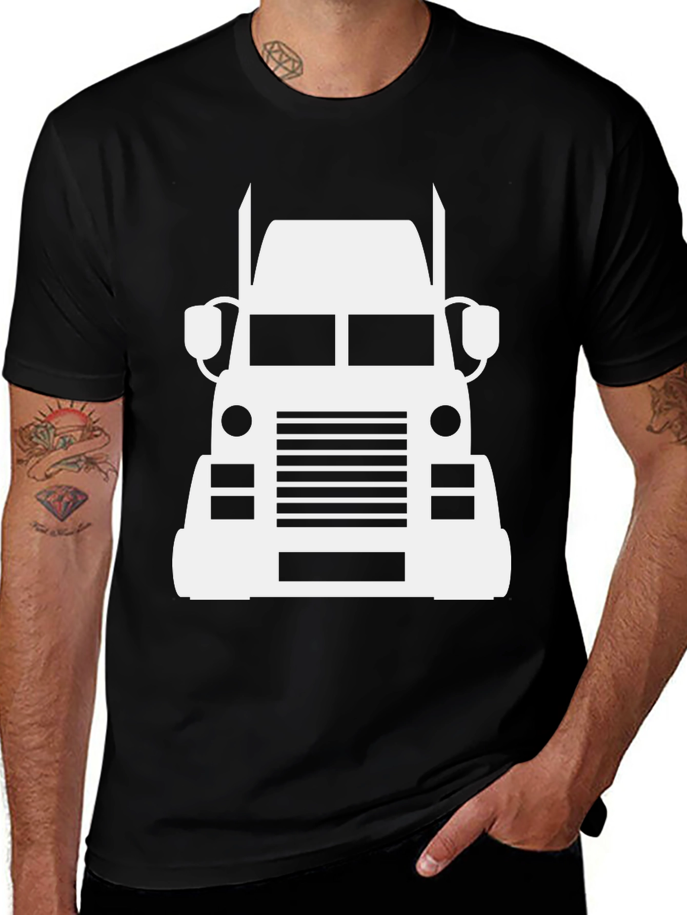 Trucker T-Shirt - Semi Truck Graphic Tee