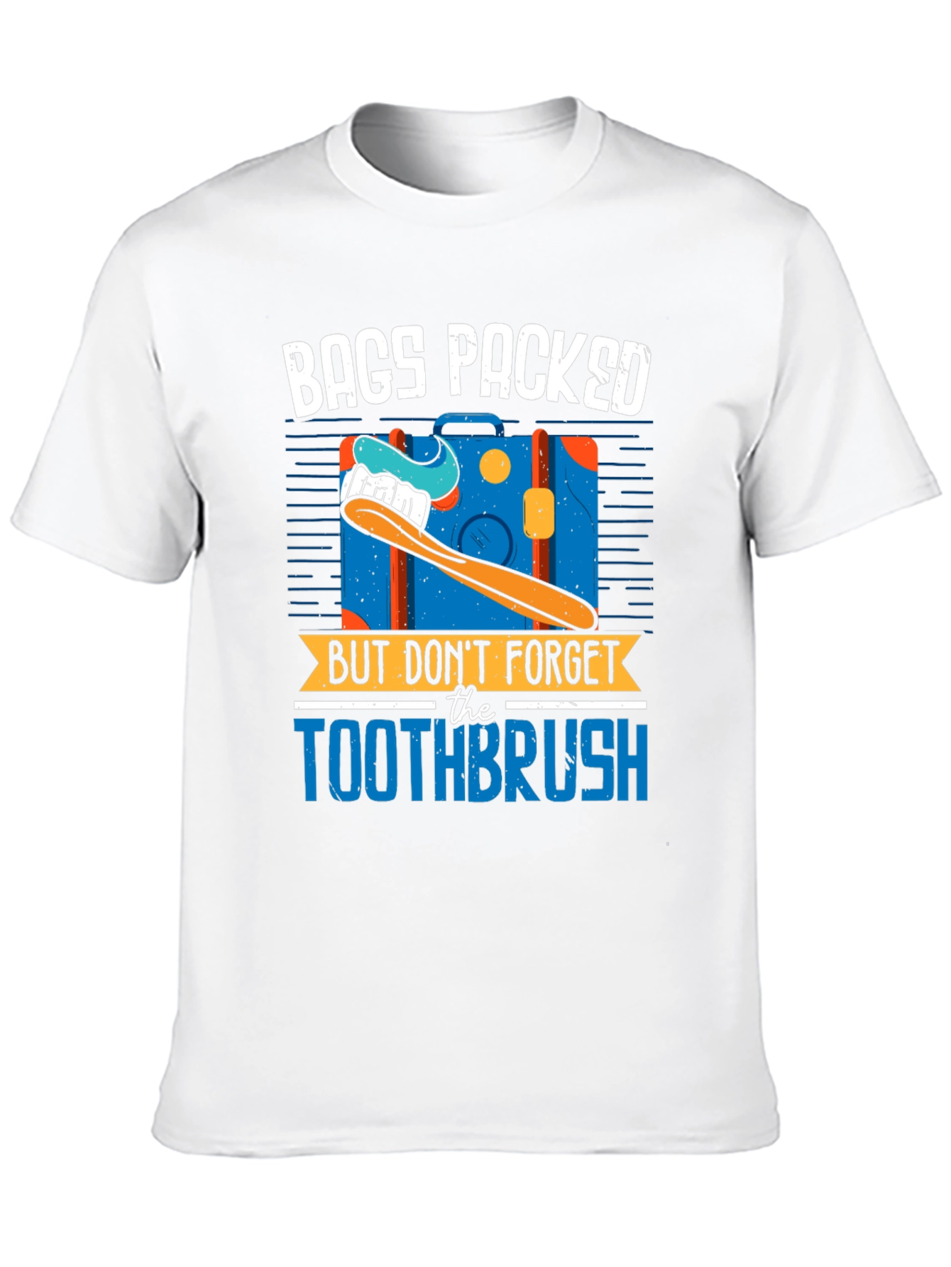 Bags Packed Toothbrush Graphic Tee