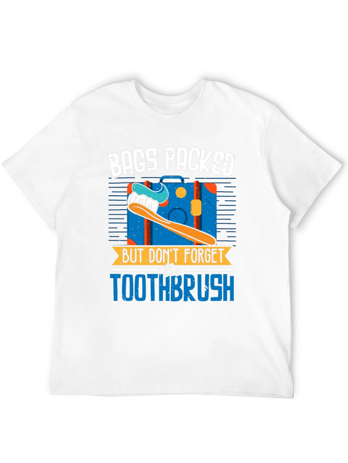 Bags Packed Toothbrush Graphic Tee