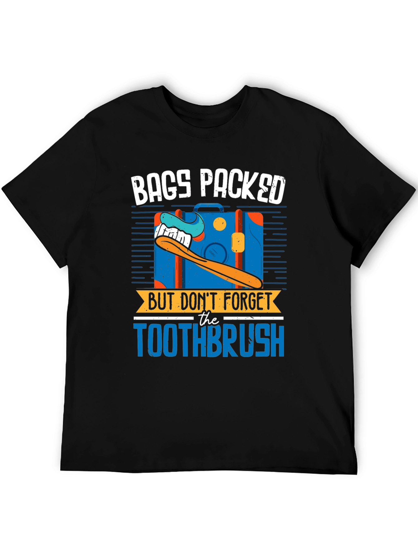 Bags Packed Toothbrush Graphic Tee