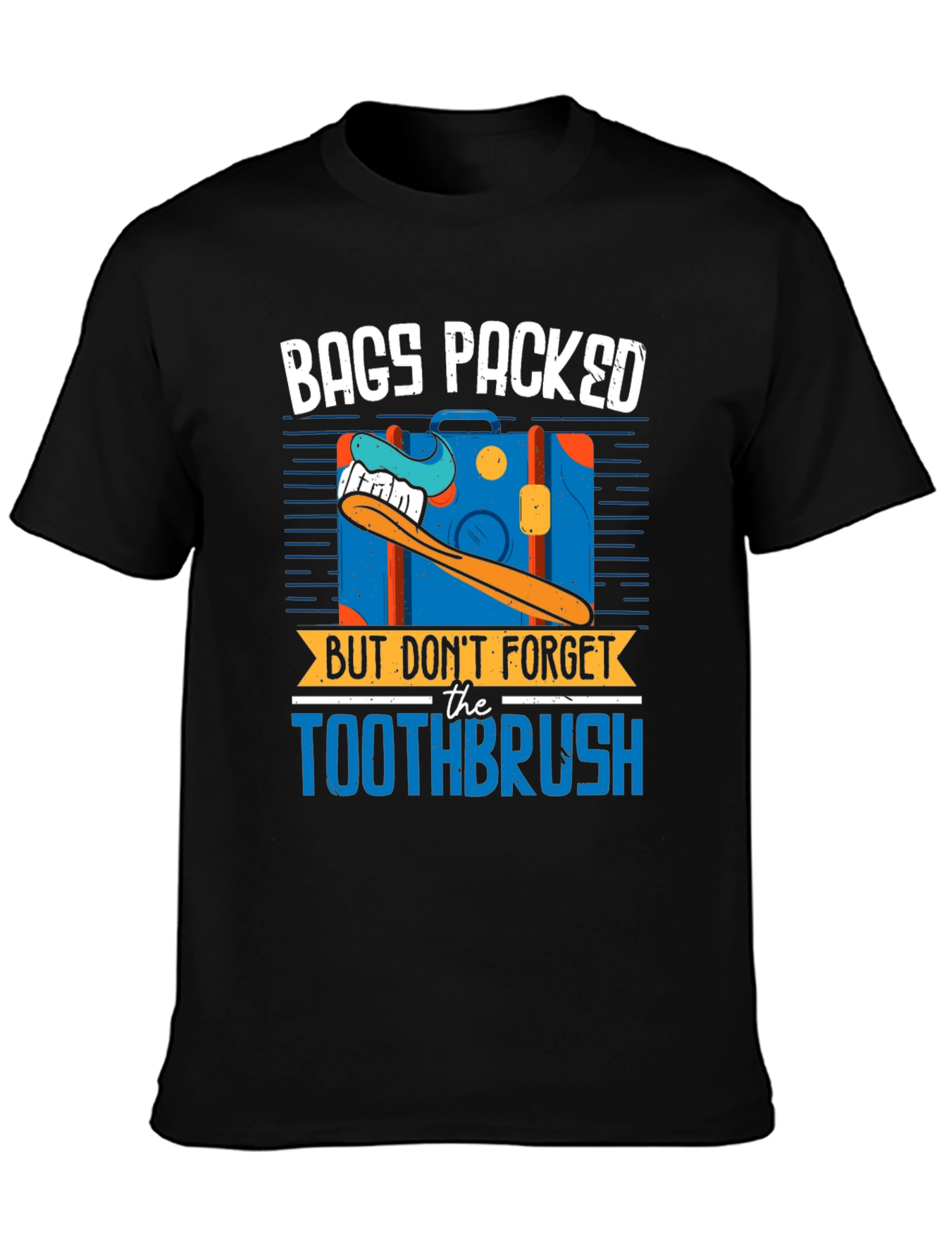 Bags Packed Toothbrush Graphic Tee